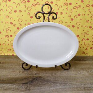 MORCO China Vintage Cream Oval Serving Plate 11.75"x8" Restaurant Ware - USA